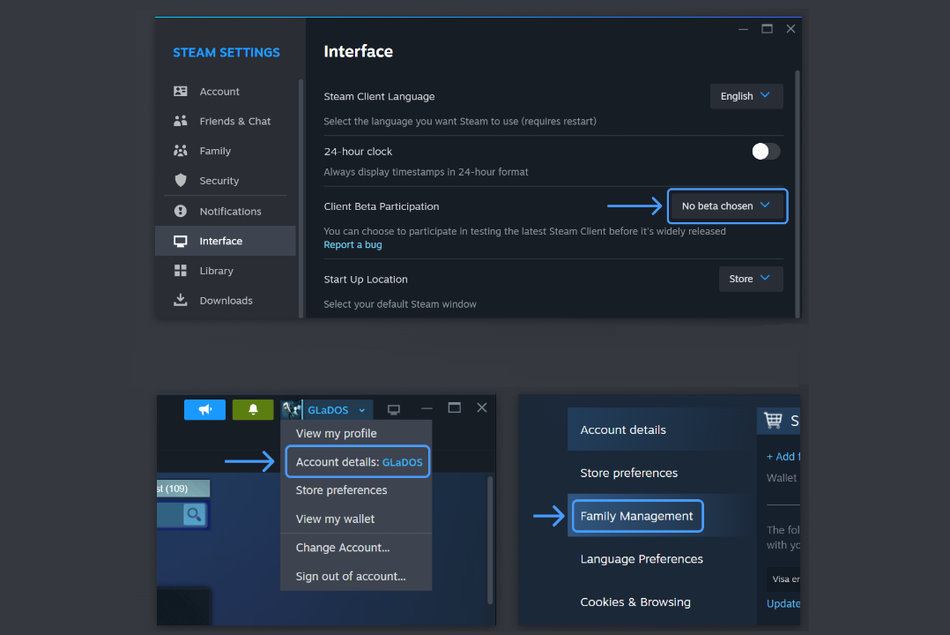 How to join the Steam Families beta