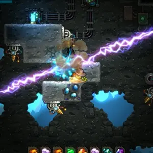 Steamworld Dig - Tesla Turrets