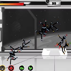 Stickman Fighting - Space Fight