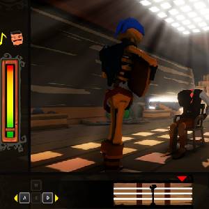 Sticks And Bones Playing Guitar