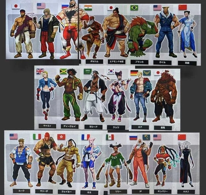 street fighter 6 character roster