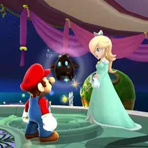 Super Mario Galaxy - Mario & Princess Peach