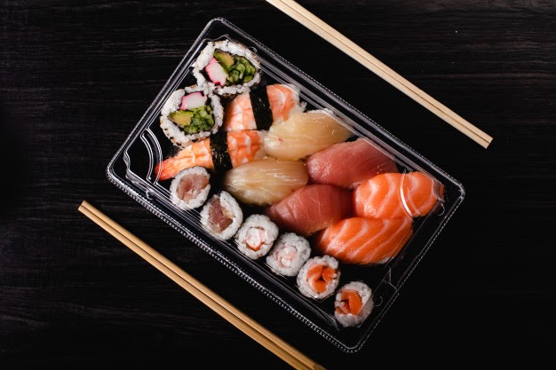 Box of sushi