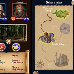 Swords and Adventures - Selecting Hero