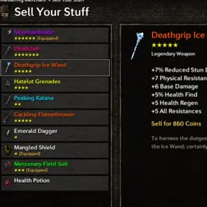 Tallowmere - Ice Wand