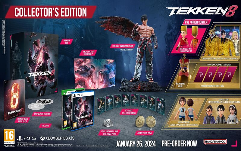 Inhoud Tekken 8 Collectors Edition