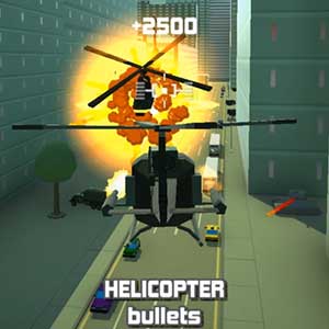 Crashing helicopter