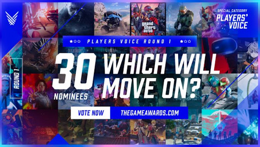 how to vote in The Game Awards 2021?