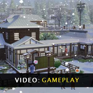 The Sims 4 Snowy Escape Expansion Pack Video Gameplay