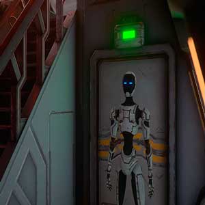 RT-217NP Robot in the spaceship