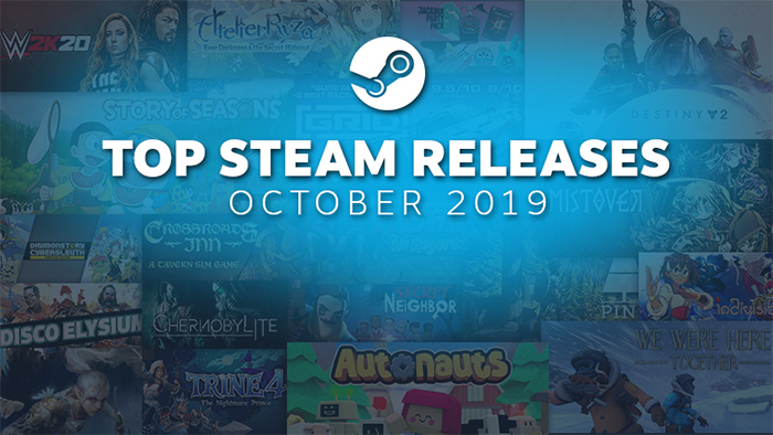 Top Steam Releases October 2019 Banner