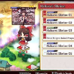Touhou Danmaku Kagura Phantasia Lost Hakurei Shrine