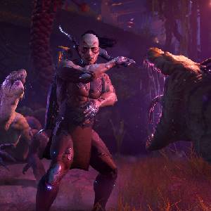 Turok: Origins - Player and Dinosaurs