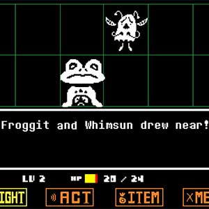 Undertale Froggit and Whimsun