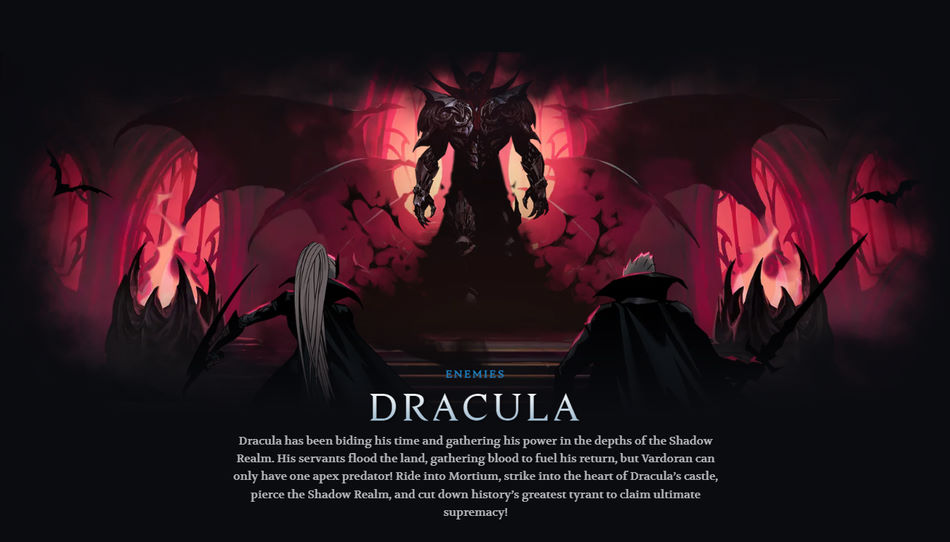 Dracula the new enemy of V Rising