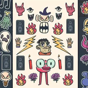 Wax Heads - Stickers