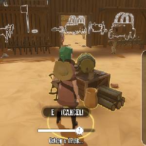 West Hunt Getting a Drink