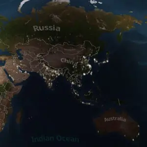 Worldwide Rush - World Map