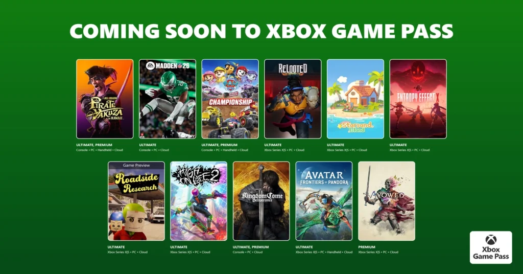 Xbox Game Pass February Wave 1