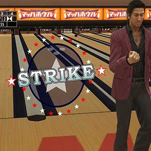 Yakuza 5 Remastered Bowling Minigame
