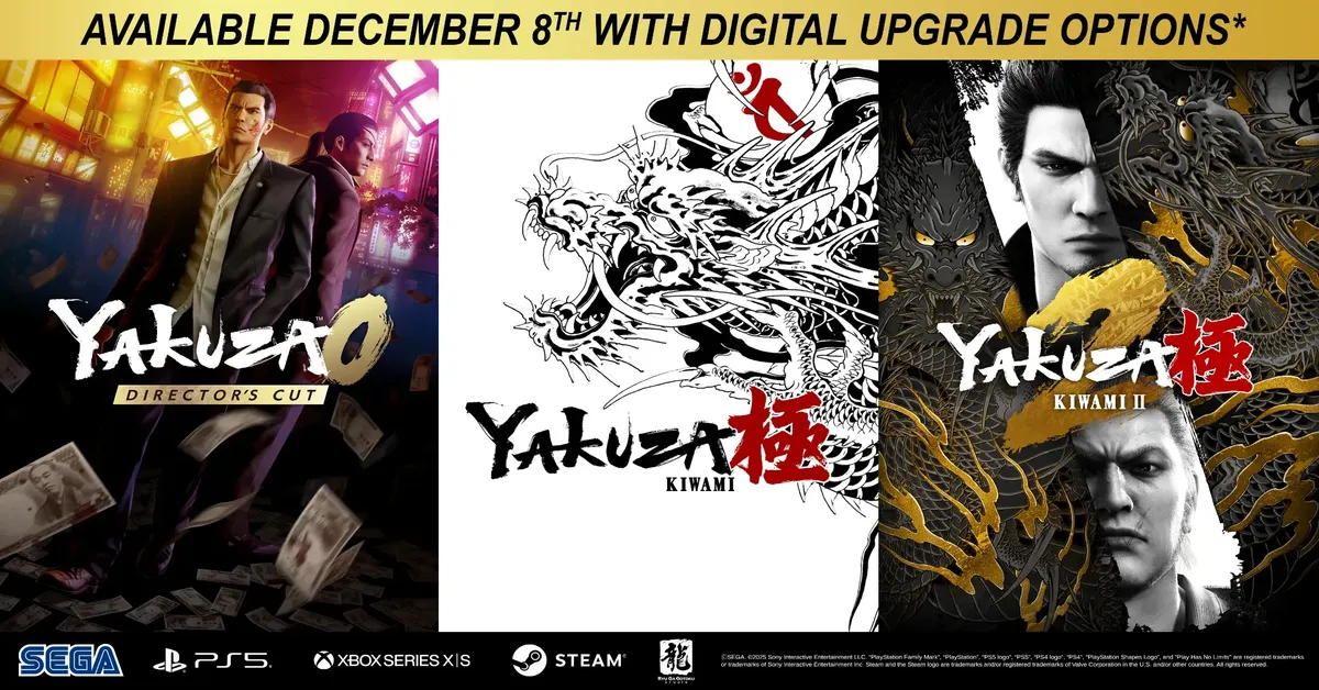 Yakuza Digital Upgrade For PS5, Xbox Series X|S