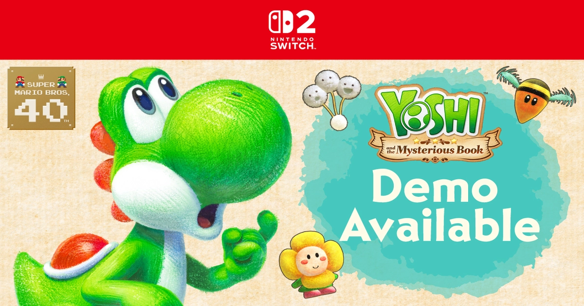 Yoshi and the Mysterious Book Gets a Surprise Free Demo on Switch 2