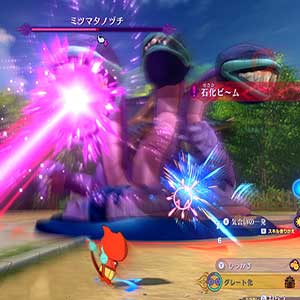 Yo-kai against 3 enemy